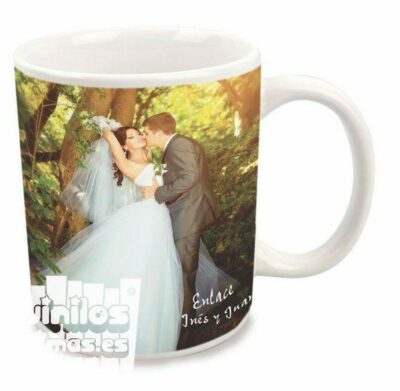 taza boda personalizada - vinilosymas.es