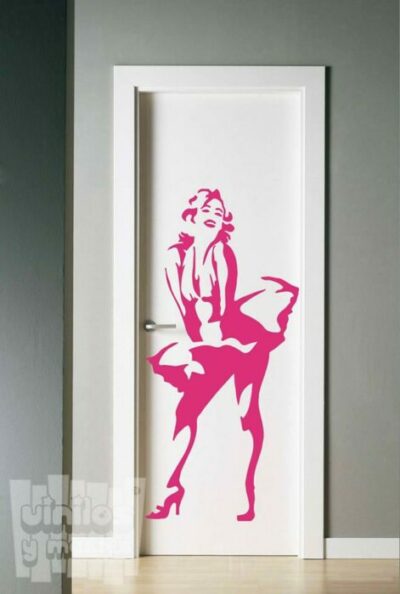 Vinilo decorativo Marilyn Monroe falda - vinilosymas.es