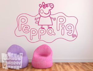 Vinilo decorativo de Peppa Pig