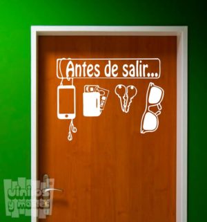 Vinilo decorativo antes de salir 2 - vinilosymas.es