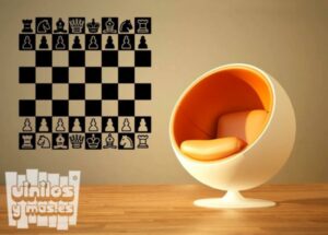 Vinilo decorativo ajedrez - vinilosymas.es