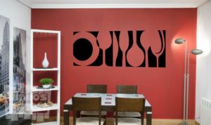 Vinilo decorativo platos y copas - vinilosymas-es