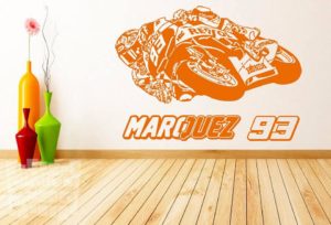 Vinilo decorativo Marc Marquez 93 "moto gp"