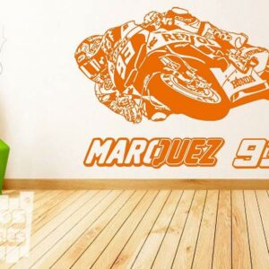 Vinilo decorativo Marc Marquez 93 "moto gp"