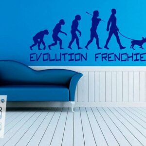 Vinilo decorativo evolution frenchie "bulldog francés"