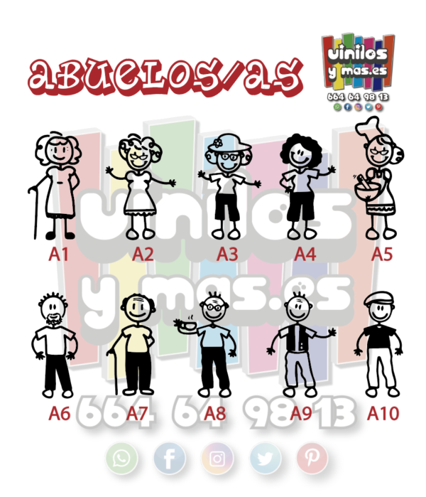 abuelos/as - vinilosymas.es