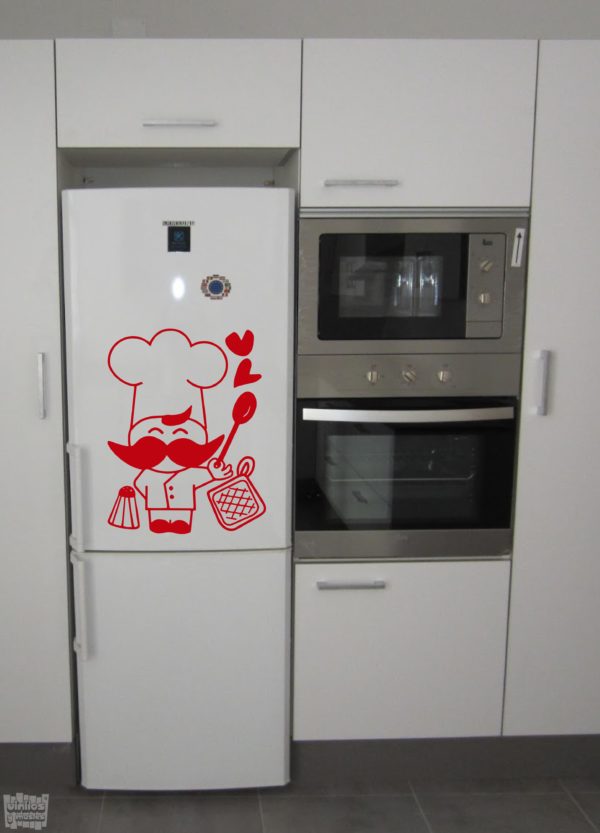 Vinilo decorativo chef cucharón