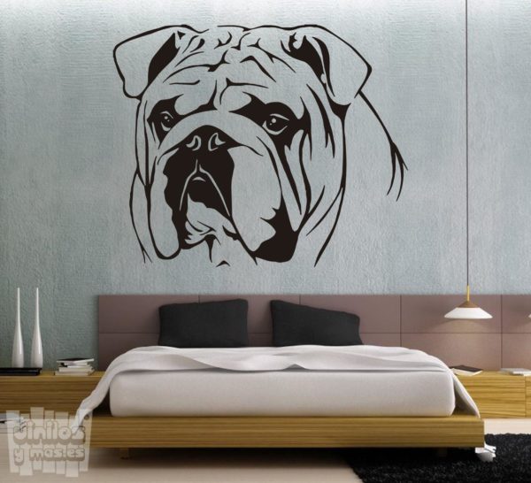 Vinilo decorativo Bulldog ingles 5