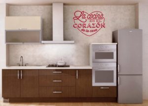 Vinilo decorativo la cocina es el corazón de la casa