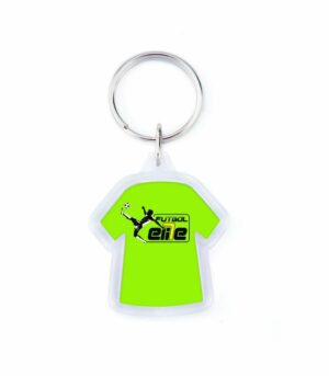 Llavero acrílico transparente con forma de camiseta - vinilosymas.es