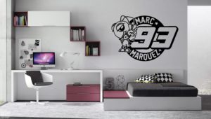 Vinilo decorativo logo Marc Marquez 93