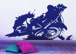 Vinilo decorativo motocross