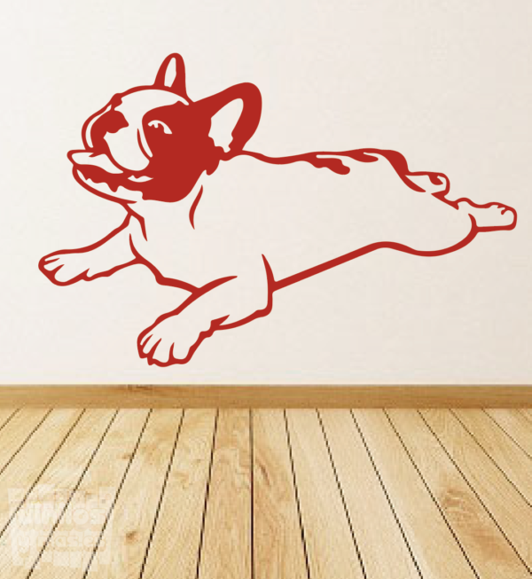 Vinilo decorativo Bulldog Francés 8