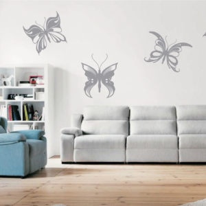 Vinilo decorativo 4 mariposas