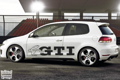Vinilo decorativo Logo Volkswagen GTI