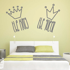 Vinilo decorativo the king y the queen