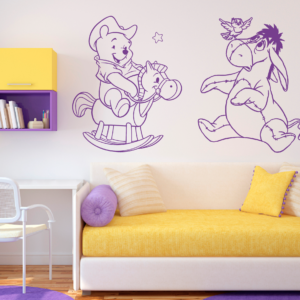 Vinilo decorativo de Winnie the pooh y Igor