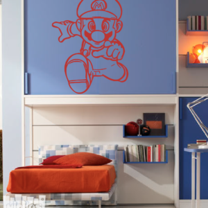 Vinilo decorativo de super mario