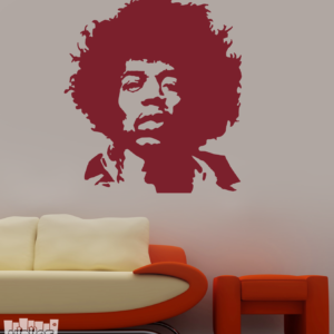 Vinilo decorativo de Jimi Hendrix
