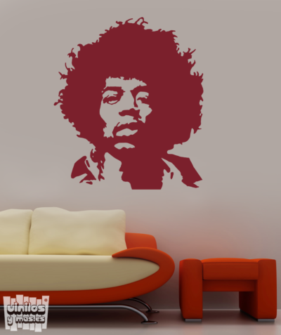Vinilo decorativo de Jimi Hendrix