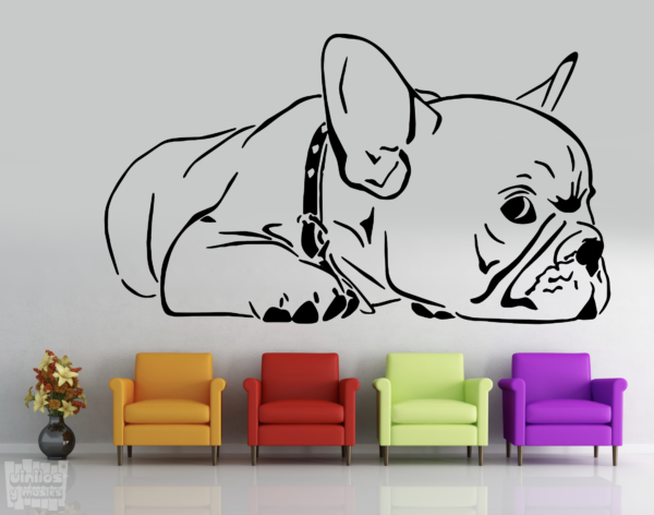 Vinilo decorativo de Bulldog francés