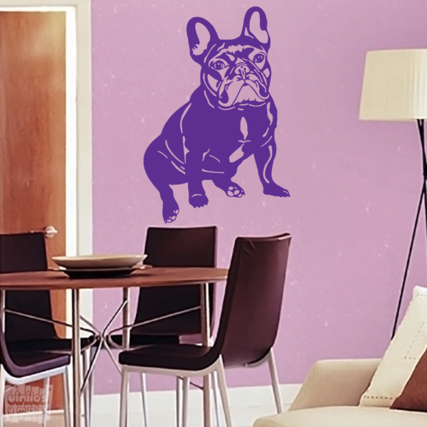 Vinilo decorativo de Bulldog Francés