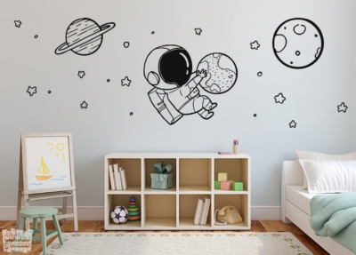 Vinilo decorativo astronauta infantil