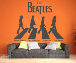 Vinilo decorativo The Beatles - Abbey road.