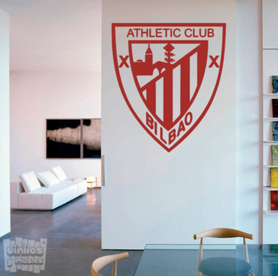 Vinilo decorativo Escudo Athletic de Bilbao.