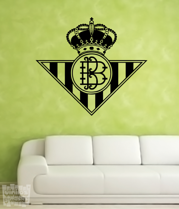 Vinilo decorativo Escudo Real Betis Balompié.