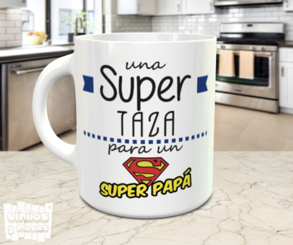 taza super papa - vinilosymas.es