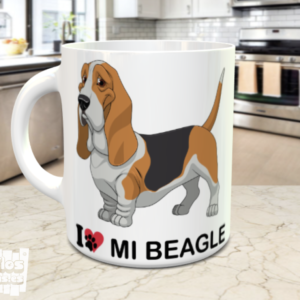 taza i love mi beagle - vinilosymas.es