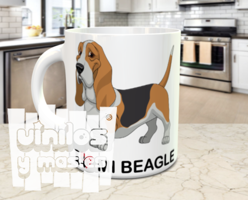 taza i love mi beagle - vinilosymas.es