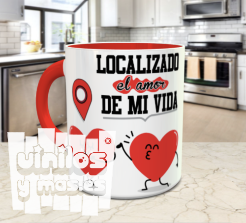 Taza localizado el amor de mi vida