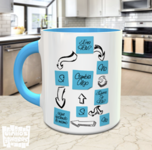 taza eres feliz? - vinilosymas.es