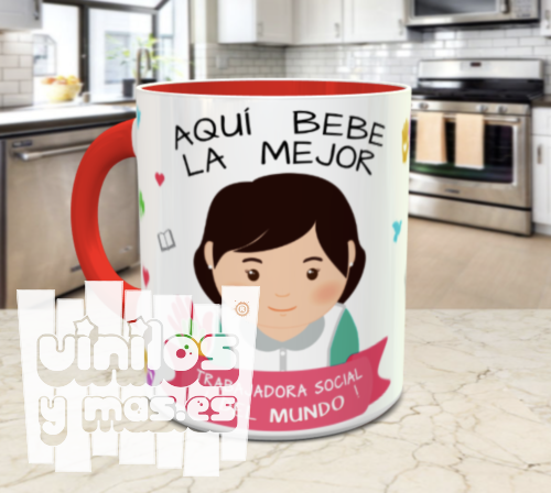 Taza mejor trabajadora social
