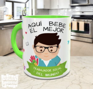 Taza mejor trabajador social