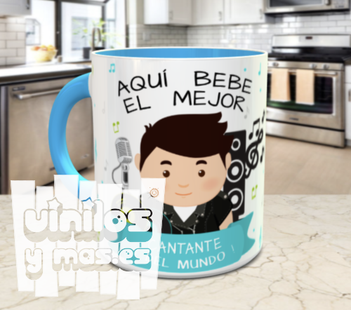 Taza el mejor cantante
