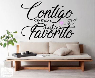 contigo es mi destino favorito