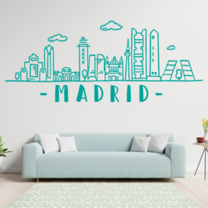 Madrid skyline - vinilosymas.es