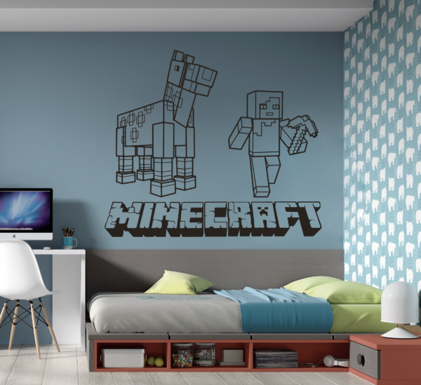 Vinilo decorativo Minecraft - vinilosymas.es
