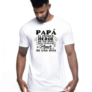 camiseta papa el primer heroe... - vinilosymas.es