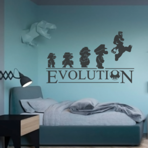 Vinilo decorativo Evolution Mario Bros - vinilosymas.es